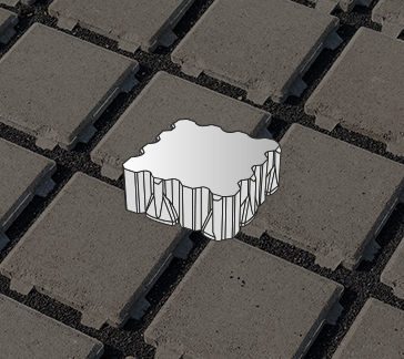 image de Pavés écologiques drainants