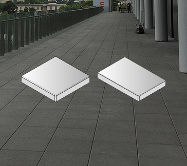 image de Dalles carrées et rectangles